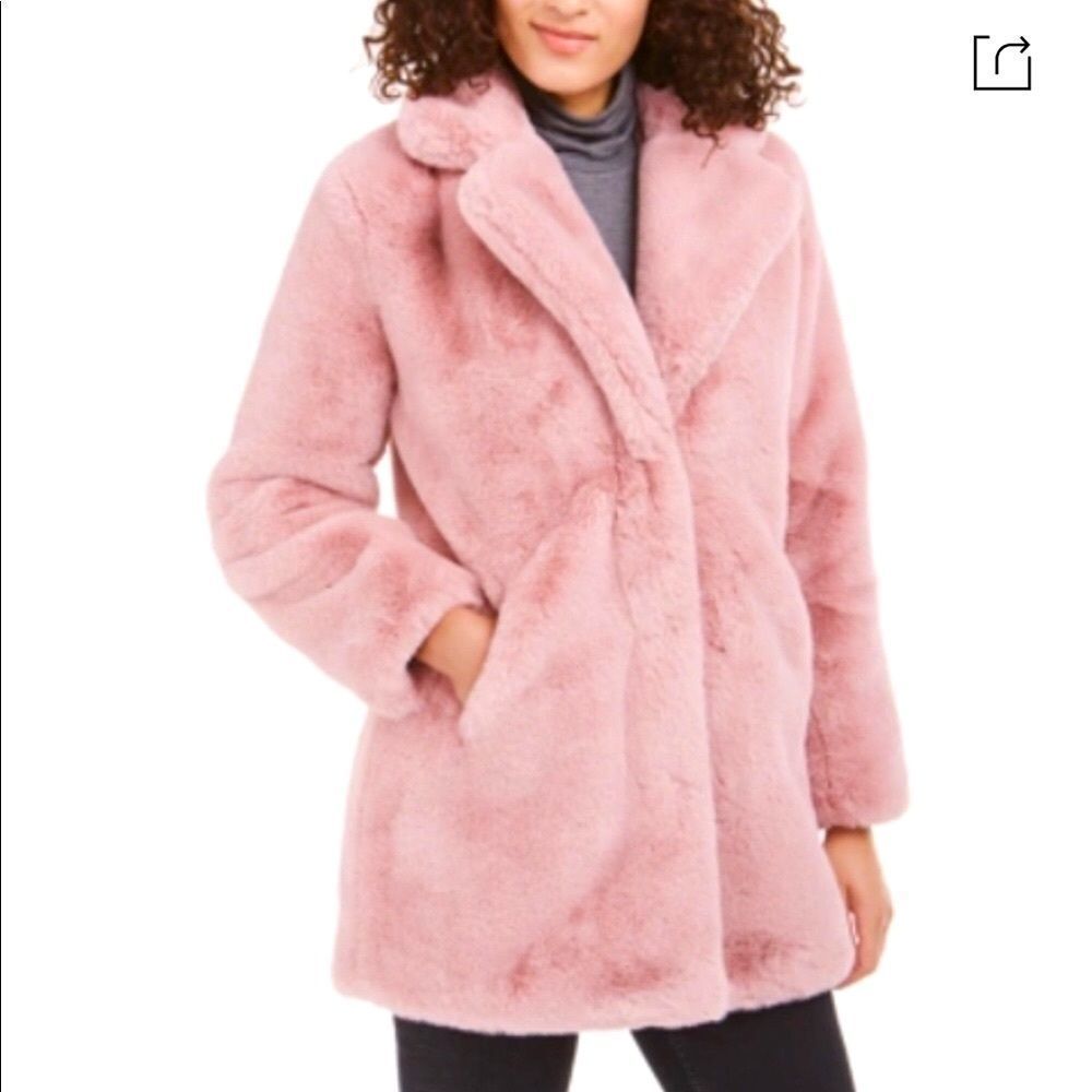 NWTS Luxurious,Soft, /Pink/Mauve “Eloise” Style Faux Fur. Created for “Macy’s